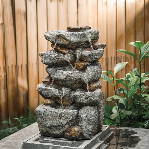 Outdoor garden water feature - outdoor,