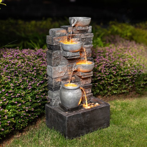 Garden water feature - garden, outdoor