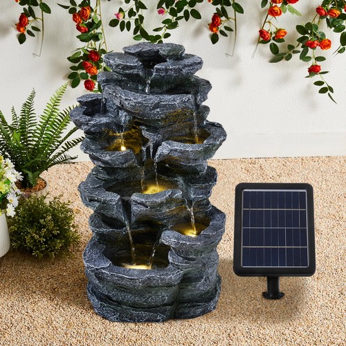 Outdoor solar rockery water - solar,