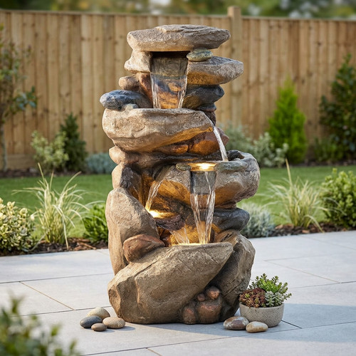 Garden water feature - garden, outdoor