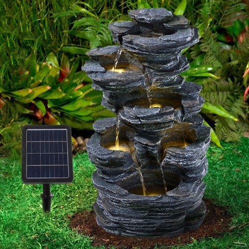Solar garden fountain outdoor - garden,