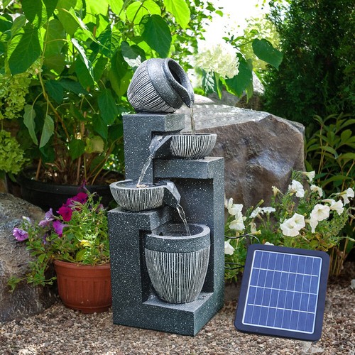 Garden solar power - power, cascading