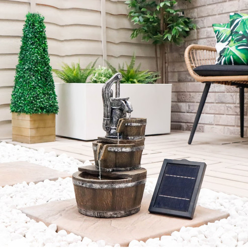 Tier cascading barrel - 3, solar
