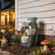 4-Tier Bowl Water Feature