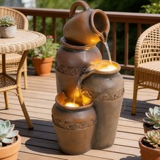 Outdoor LED Light Jug Bowls
